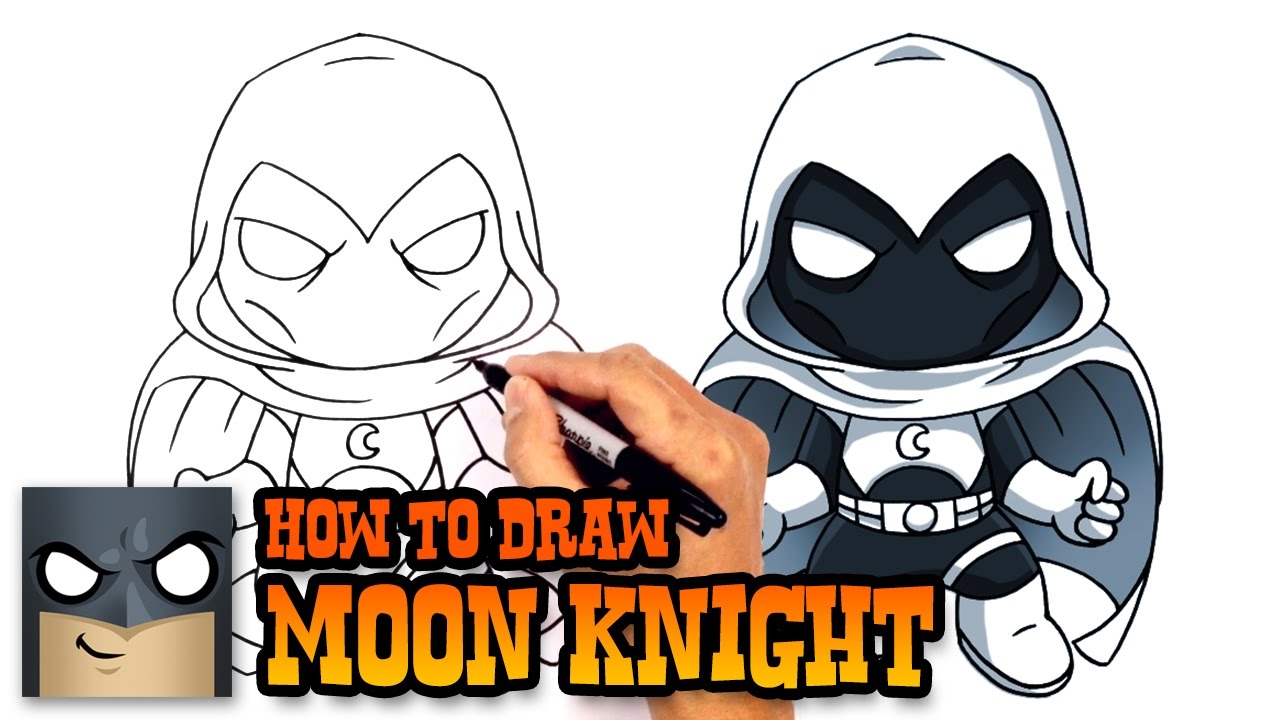 1280x720 How To Draw Moon Knight Marvel Comics