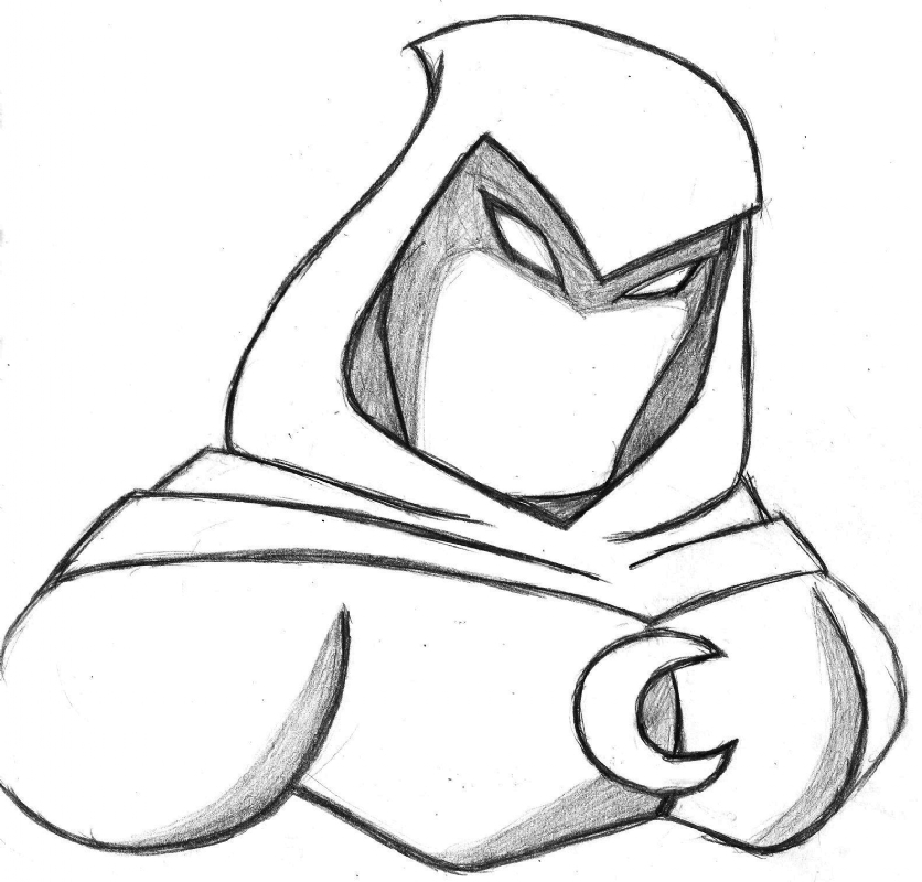 836x800 Moon Night, In Michael Hill's Sketches Comic Art Gallery Room