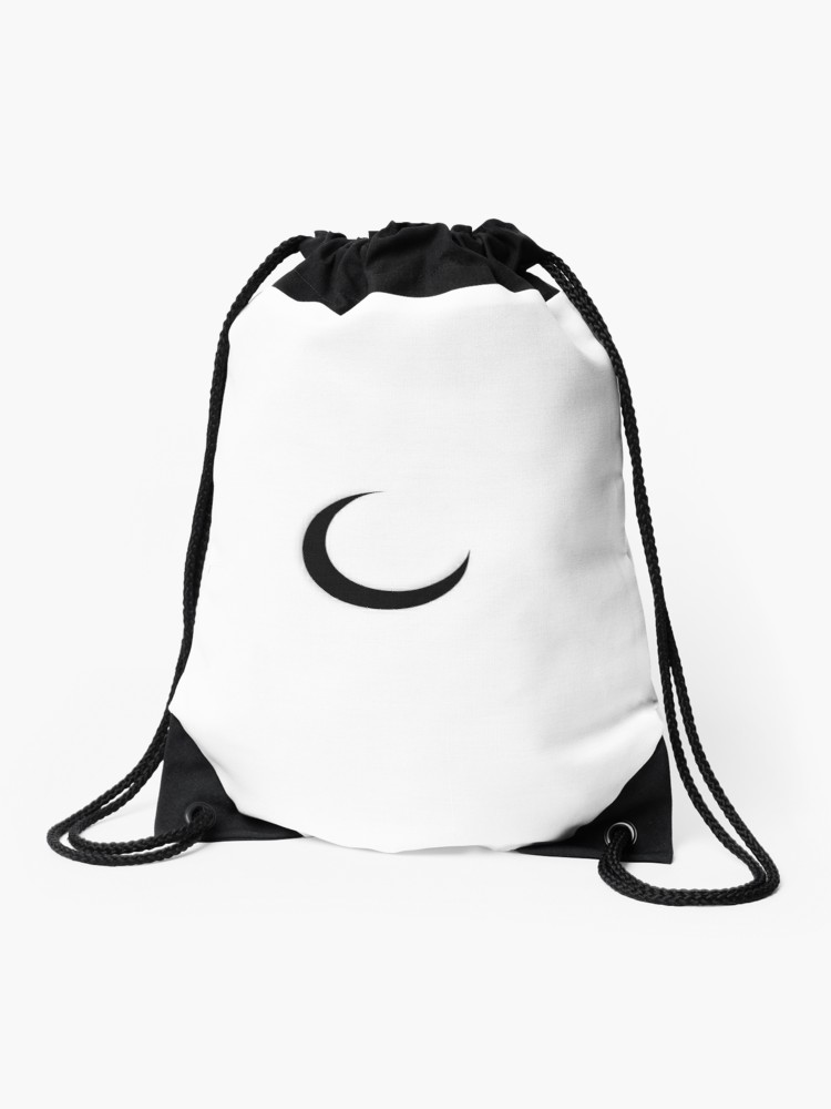 750x1000 Moon Knight Logo Drawstring Bag