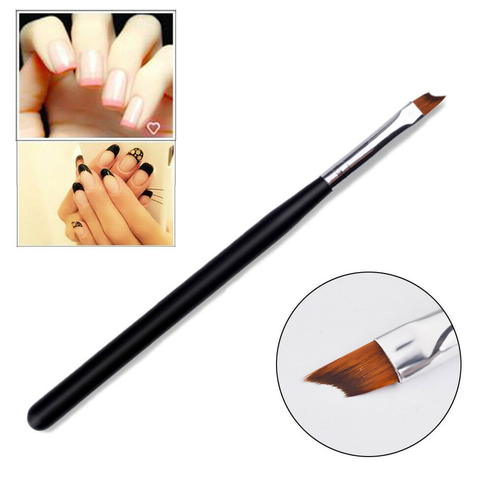 1000x1000 French Nail Painting Pen Drawing Brush Smile Half Moon Shape Nail
