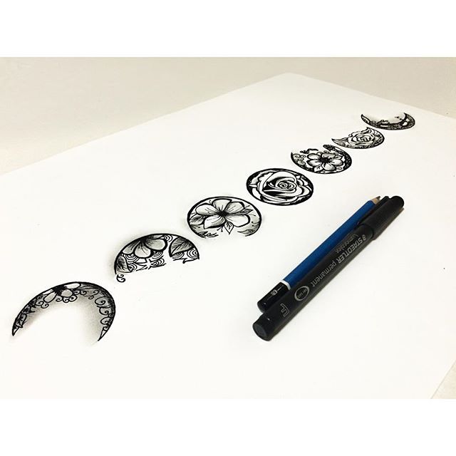 640x640 De Recherche D'images Pour Tattoo Moon Phase Tattoos