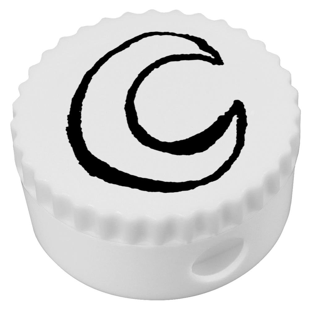 1000x1000 Azeeda 'crescent Moon' Compact Pencil Sharpener