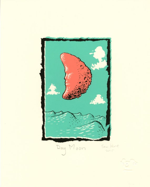 570x710 Day Moon Etsy