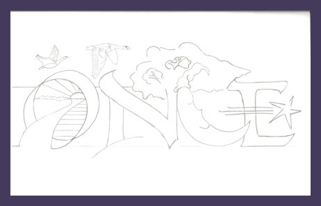 462x297 kerrlligraphy once pencil sketch