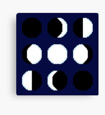 210x230 Moon Phases Drawing Canvas Prints Redbubble