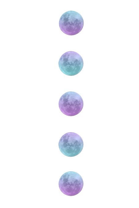 454x680 Watercolor Moons Tumblr Transparente