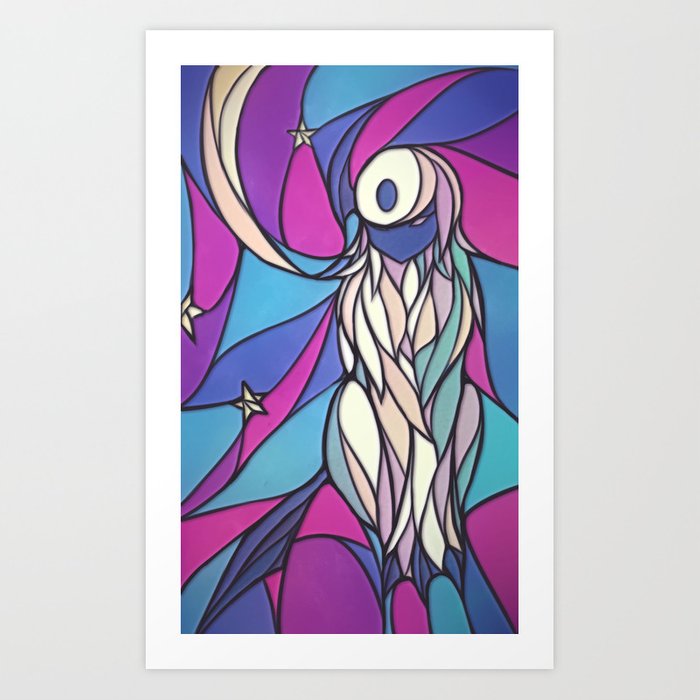 700x700 Moonlight Art Print