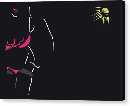 546x446 Moonlight Scene Canvas Prints