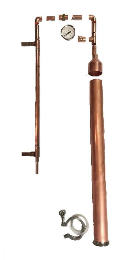 486x900 Diy Beer Keg Kit Copper Pipe Moonshine Pot Still Distilling