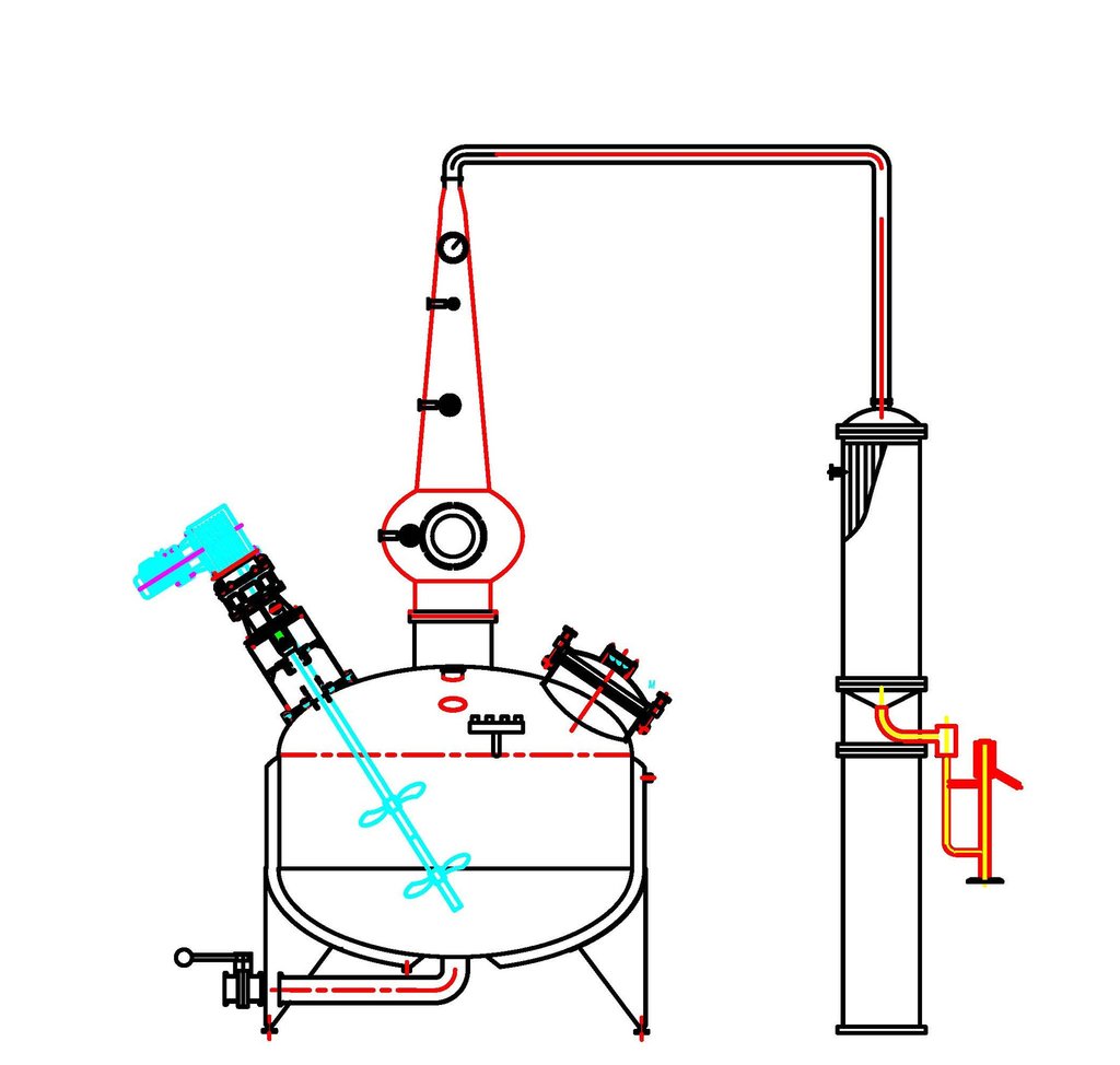 1024x974 Gallon Jacketed, Steam Heated, Pro Series Pot Still