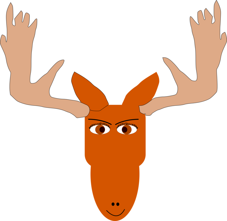 769x750 Moose Deer Drawing Cartoon Antler Cc0