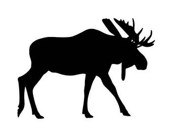340x270 Moose Drawing Etsy