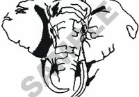 200x140 Elephant Drawing Outline Head Simple Indian Moose Clipart Lovely
