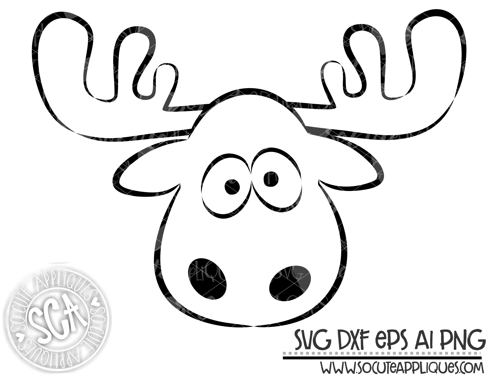 1678x1303 Moose Outline Sca