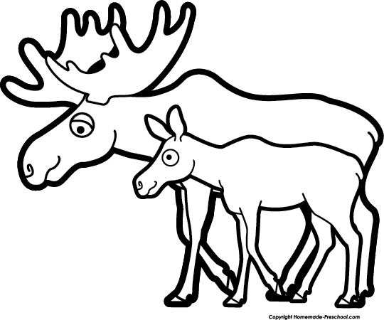 540x450 Collection Of Free Moose Drawing Outline Download On Ui Ex