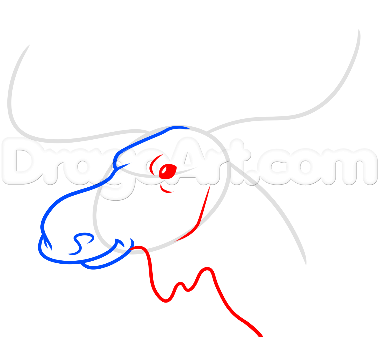 1286x1144 Moose Head Drawing Tutorial, Step