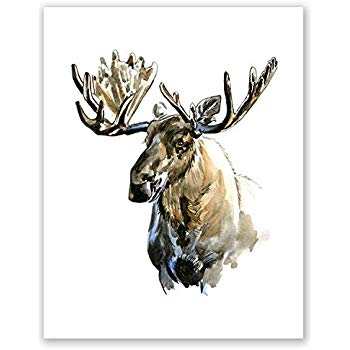 350x350 Atozstudio Moose Nursery Wall Art Home Decor