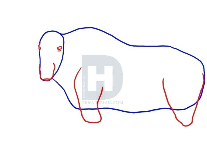 725x581 how to draw a moose cartoon moose moose draw ontario