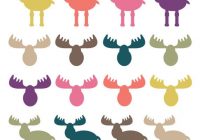 200x140 Moose Clipart Moose Line Drawing