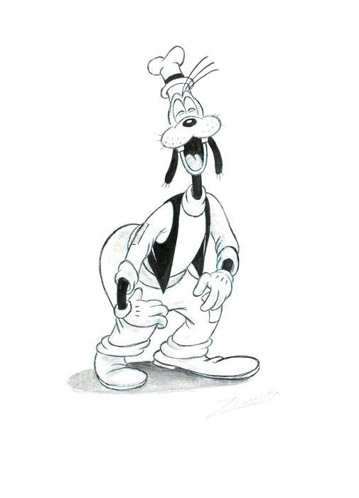 505x700 drawing goofy learn to draw mickeys pal goofy at studios parks