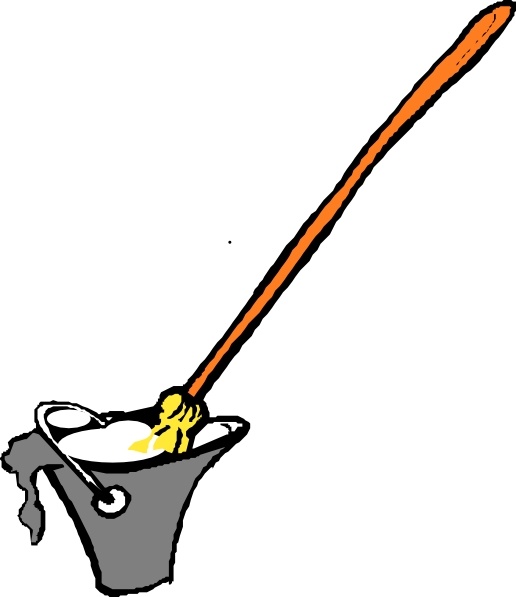 516x597 Mop And Bucket Clip Art Free Vector In Open Office Drawing