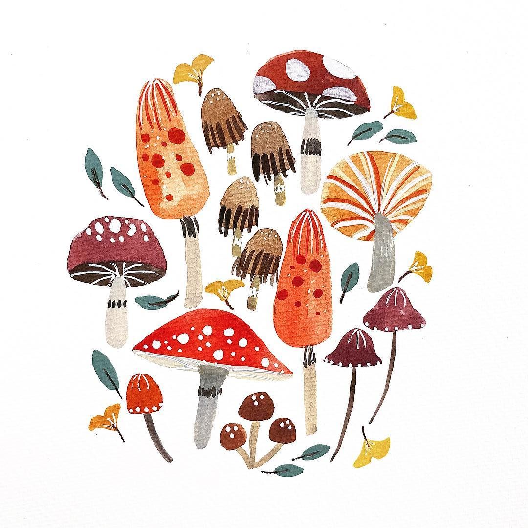 1080x1080 Seeing All The Gorgeous Autumn Illustrations In My Feed Has