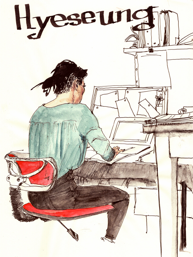 650x864 Morning Sketching Vin Ganapathy