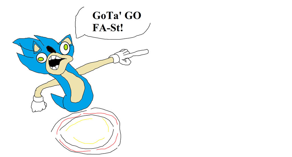 1024x551 Sonic Drawing From Am In The Morning