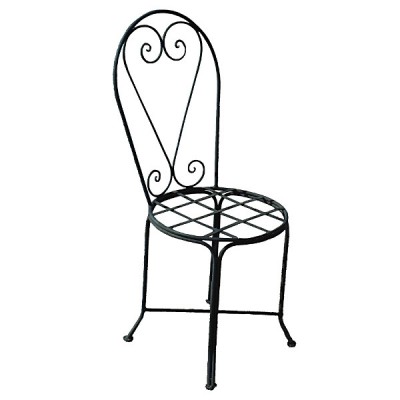 400x400 Wrought Iron Chair For Indoor Or Outdoor
