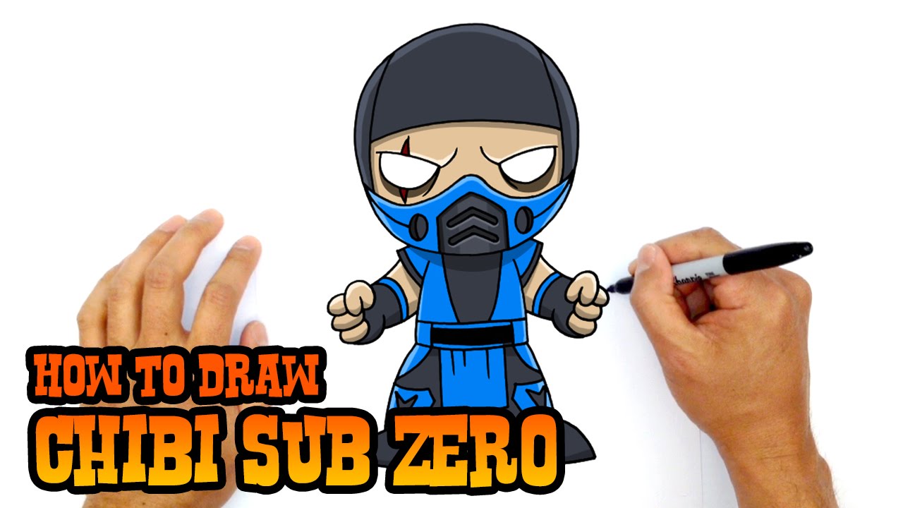 1280x720 How To Draw Mortal Kombat Sub Zero
