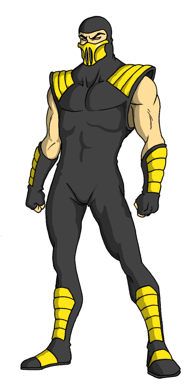 783x1593 Collection Of Free Scorpion Clipart Mortal Kombat Amusement