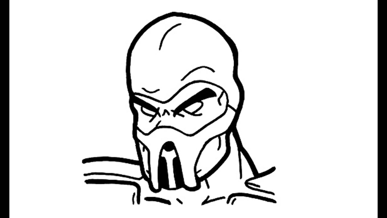 1280x720 como dibujar a scorpion de mortal kombat paso a paso