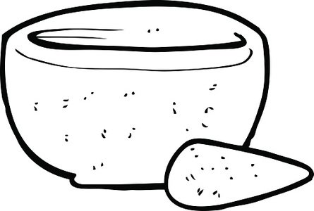 445x300 line drawing cartoon pestle and mortar premium clipart