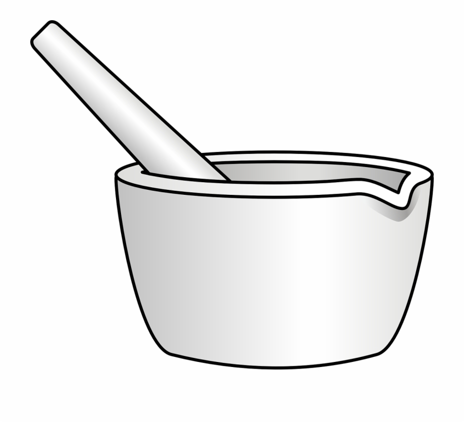 Mortar And Pestle Drawing | Free download on ClipArtMag