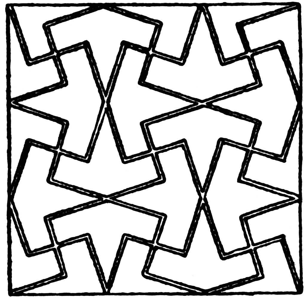 1024x1000 Moorish Mosaic Pattern Clipart Etc