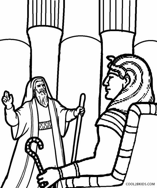 543x650 Printable Moses Coloring Pages For Kids Christmas