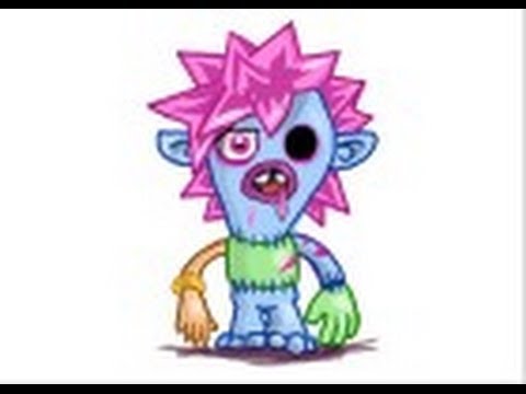 480x360 how to draw zommer from moshi monsters