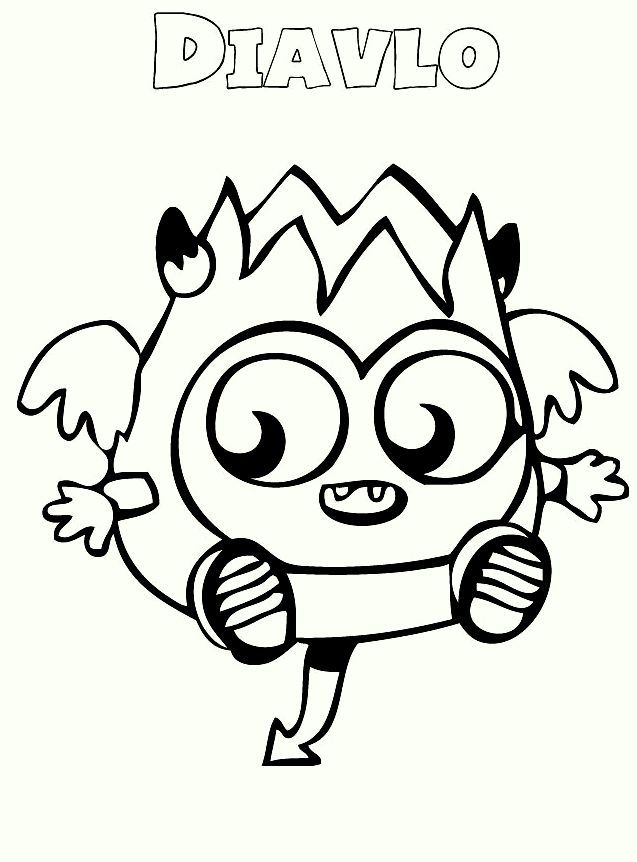 637x862 moshi monsters coloring pages monster