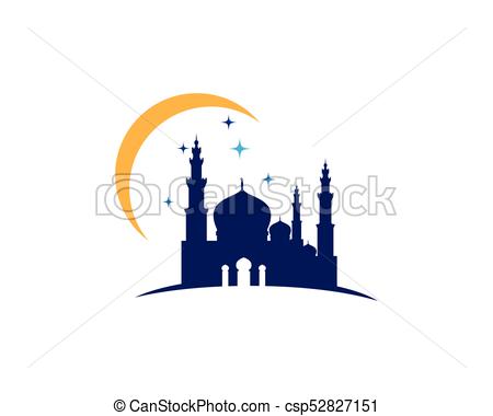 450x380 Mosque Vector Illustration Design