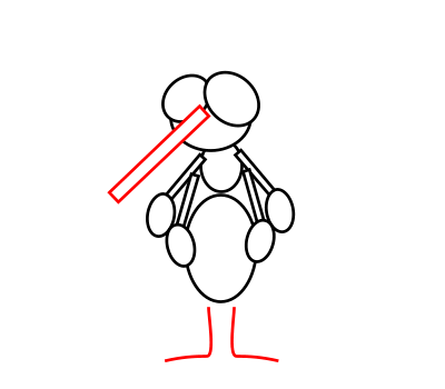 400x350 Drawing A Cartoon Mosquito