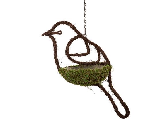 585x439 Moss Nest Bird Feeder Station
