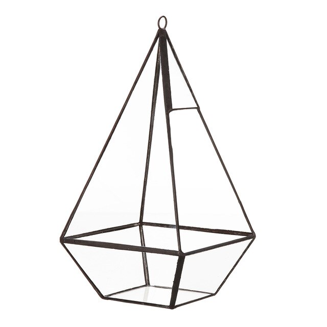 640x640 bonsai modern glass geometric terrarium tabletop succulent fern