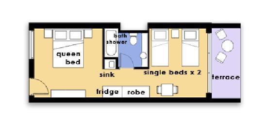 550x259 triple suite sample room configuration