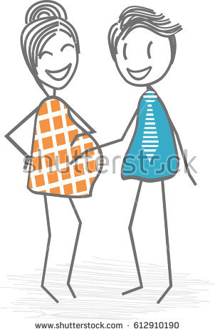 302x470 Collection Of Free Fathering Clipart Pregnant Mother Father