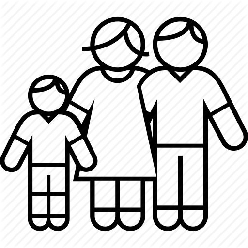 512x512 Boy, Child, Family, Father, Mother, Parents, Son Icon