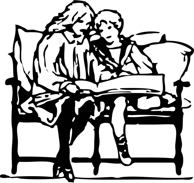 792x750 Child Drawing Mother Reading Son Cc0