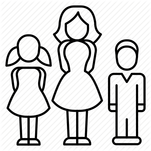 512x512 Avatar, Child, Family, Kid, Mother Icon