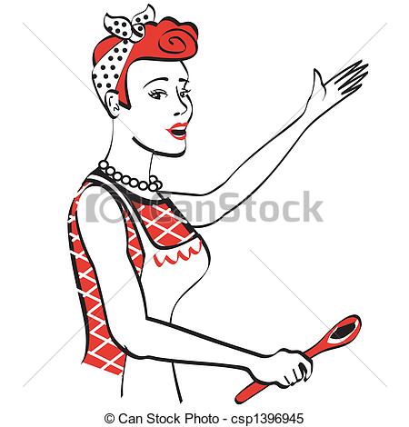 450x470 retro vintage mom mother cooking retro or vintage