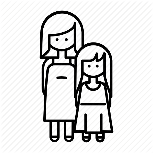 512x512 baby sitter, daughter, family, mom, mother, teacher icon