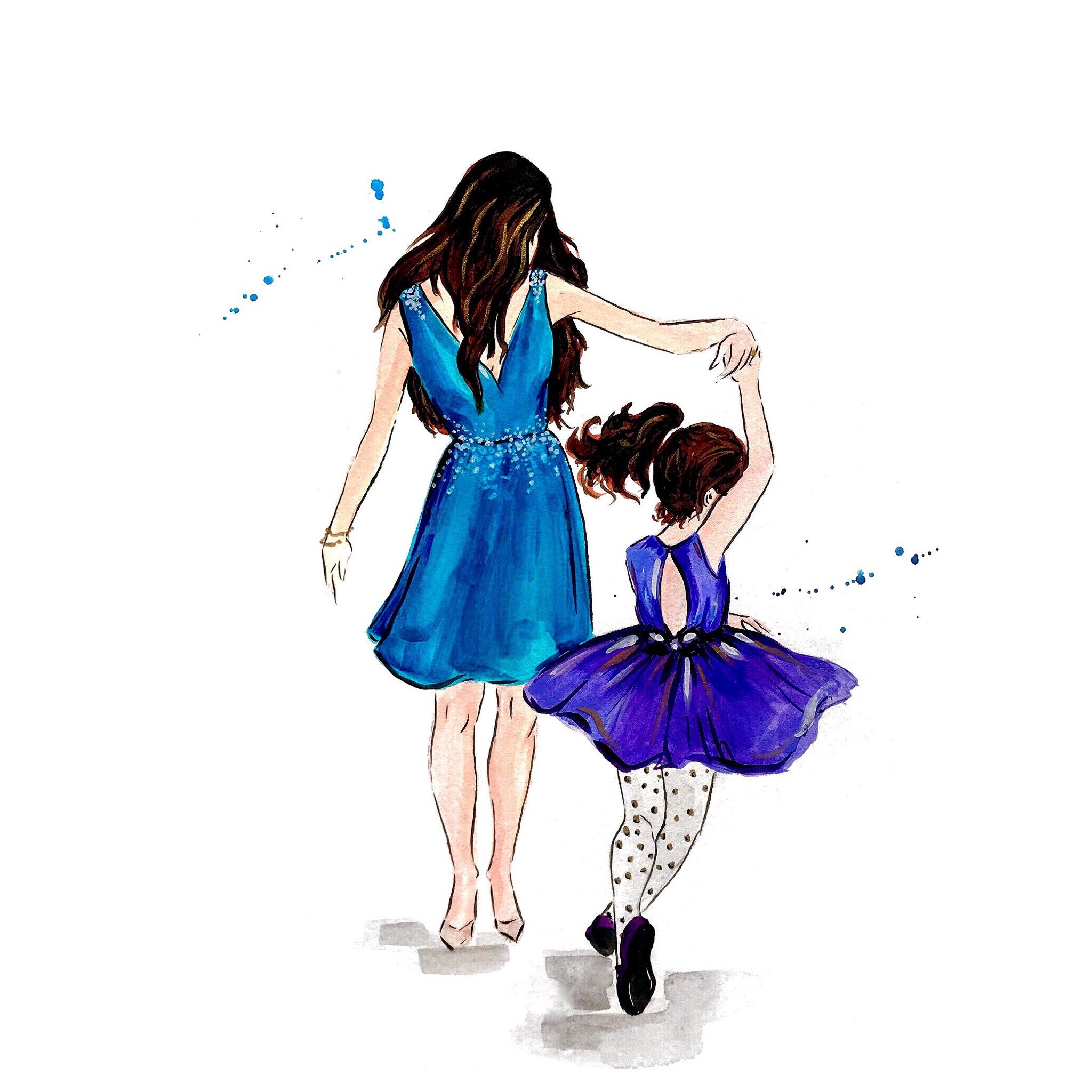 2048x2048 Customized Mothers Day Collection Mother Daughter Dancing Etsy